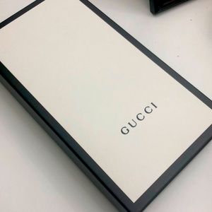 Gucci empty box, wallet